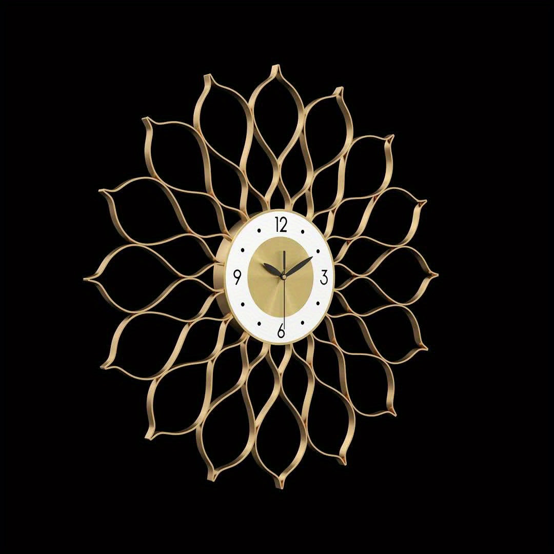 Goldene hohle Luxus-Wanduhr - Euroselle