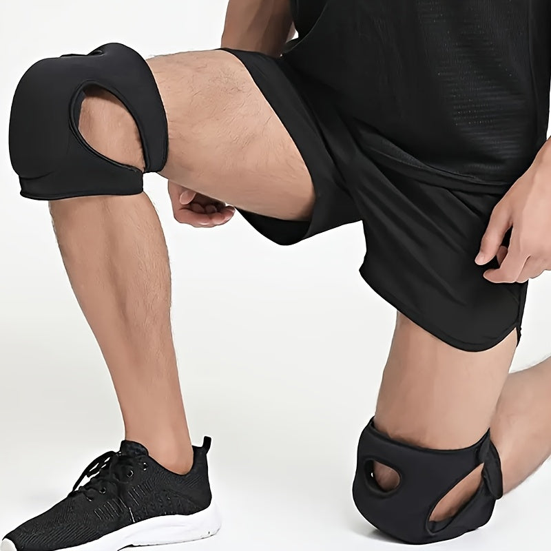 Ergonomische, gepolsterte Knieschoner – verstellbare Riemen, Unterstützung der Gelenke