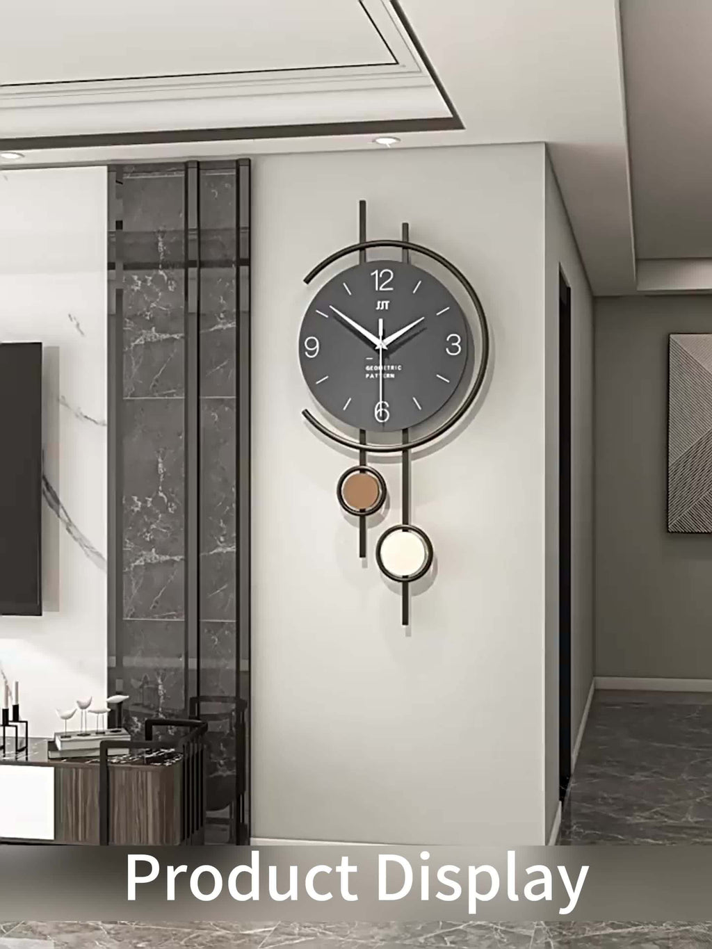 Horloge murale scandinave silencieuse - Euroselle