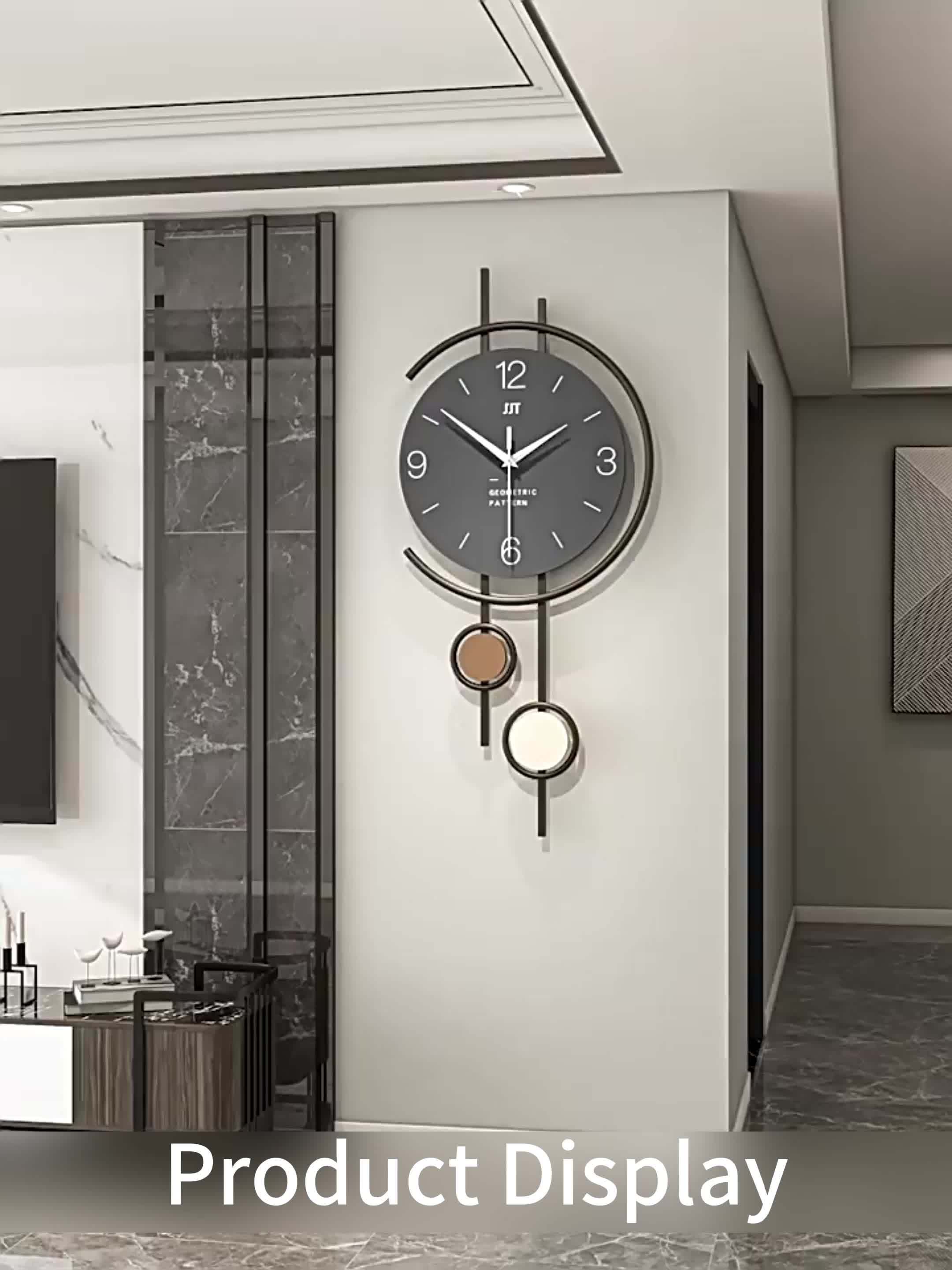Horloge murale scandinave silencieuse - Euroselle