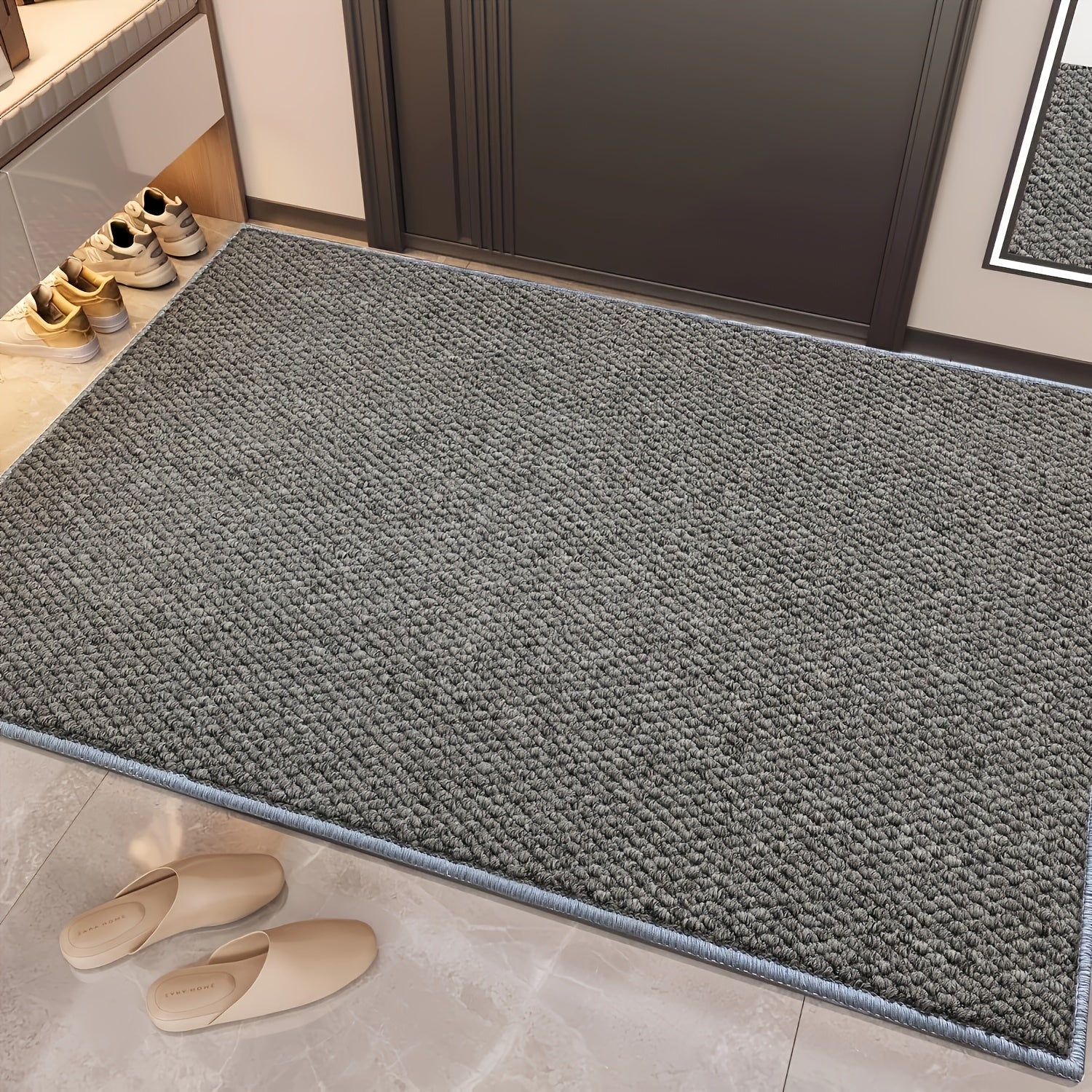 Decorative Pineapple Entry Rug with Textured Surface and Anti-Slip Design - Euroselle