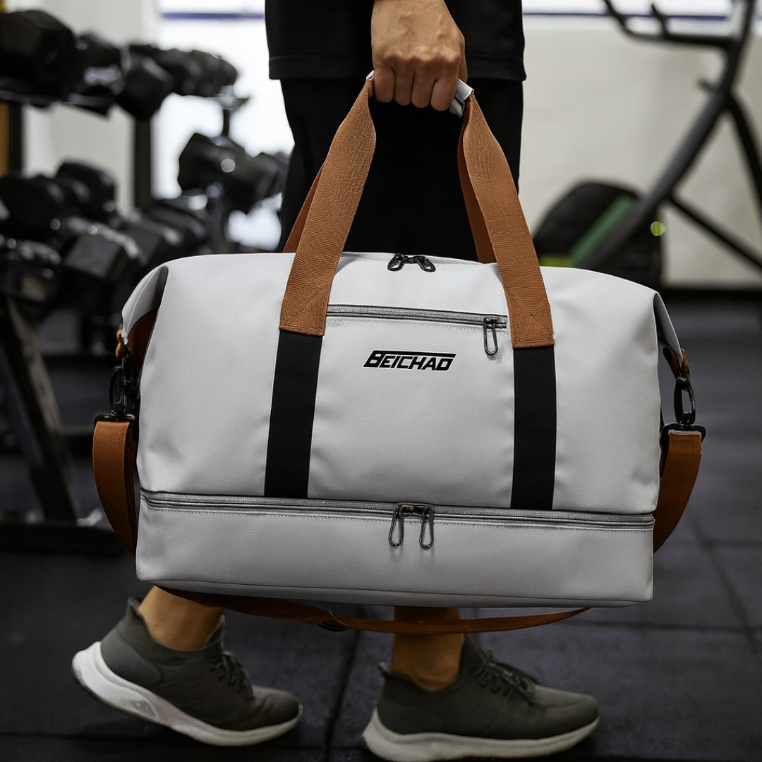 Wochenend-Reisetasche – Schuhfach, Nass-Trocken-Trennung