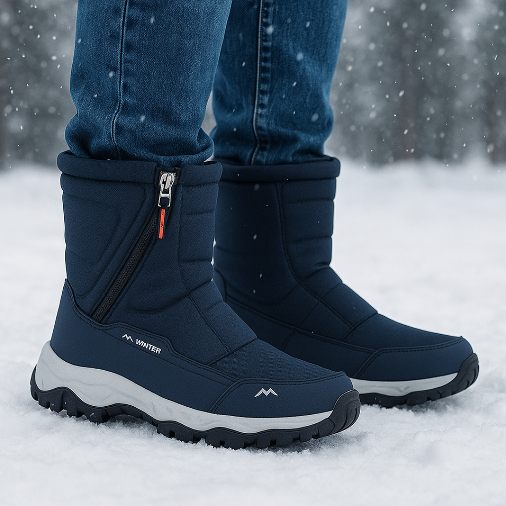 Women's Insulated Waterproof Snow Boots — Plush Lining, Slip-Resistant