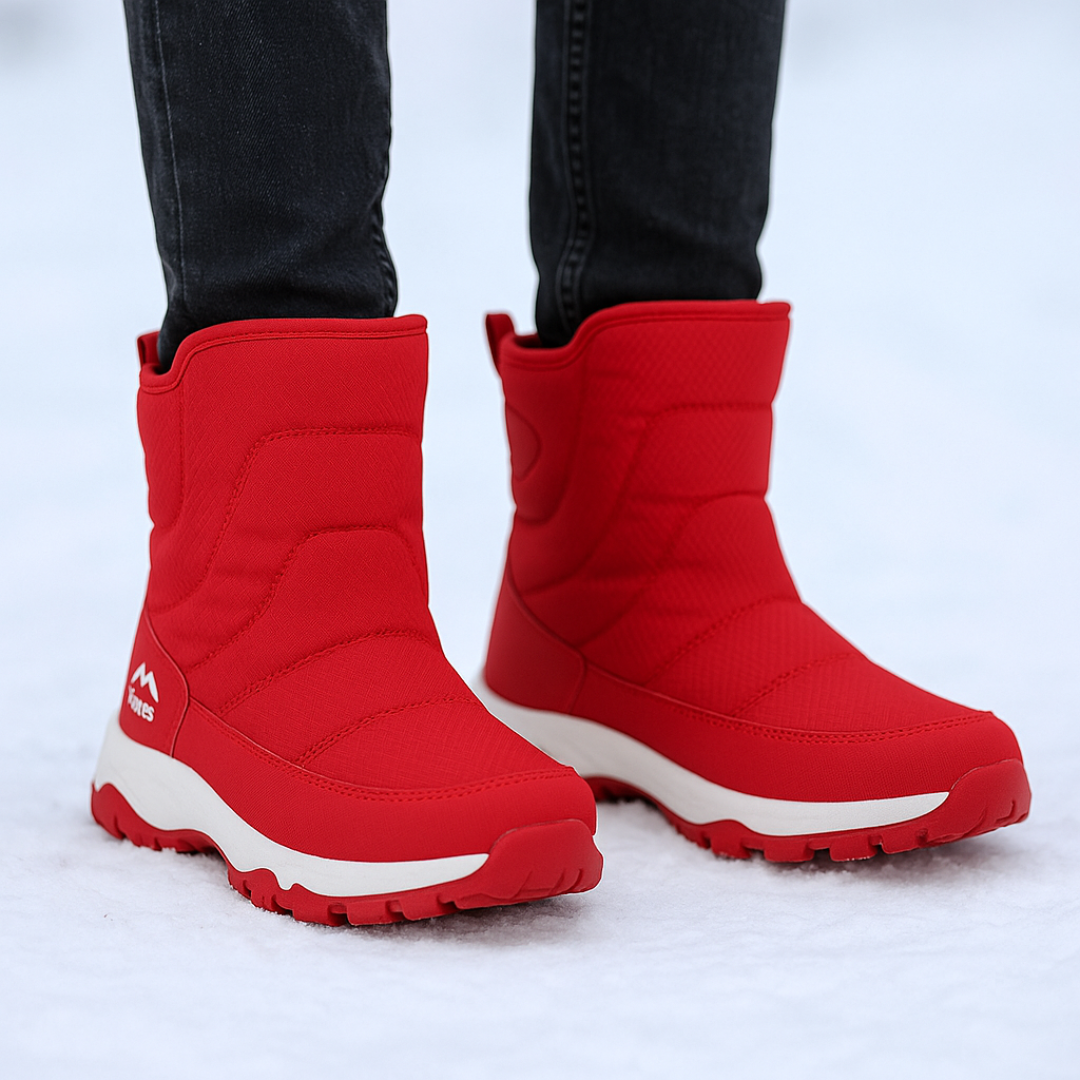 Botas de invierno impermeables y aislantes para mujer — Suela antideslizante