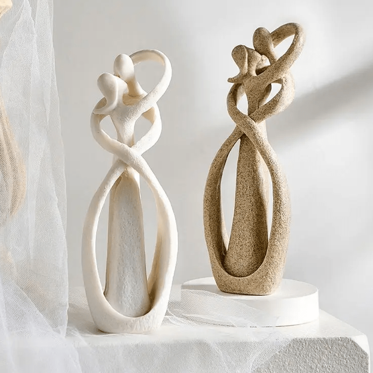 Amora Embrace Couples Sculpture — Symbol of Love and Connection