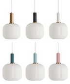 Walden - Vintage Textured Glass Pendant Lights