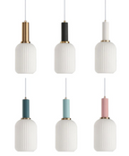 Walden - Vintage Textured Glass Pendant Lights