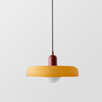 KiraGlass Geometric Bauhaus Pendant Light In Colored Glass