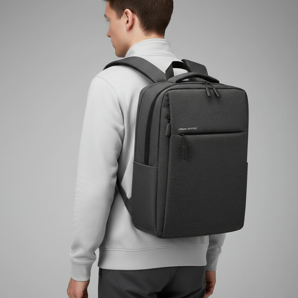 Mochila urbana resistente al agua con funda acolchada para portátil de 15.6 pulgadas