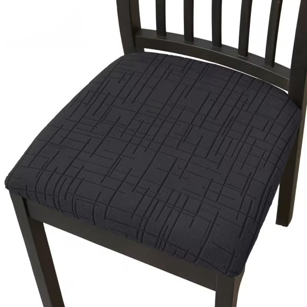 Conjunto de capas elásticas em spandex para cadeiras de sala de jantar - removíveis e laváveis