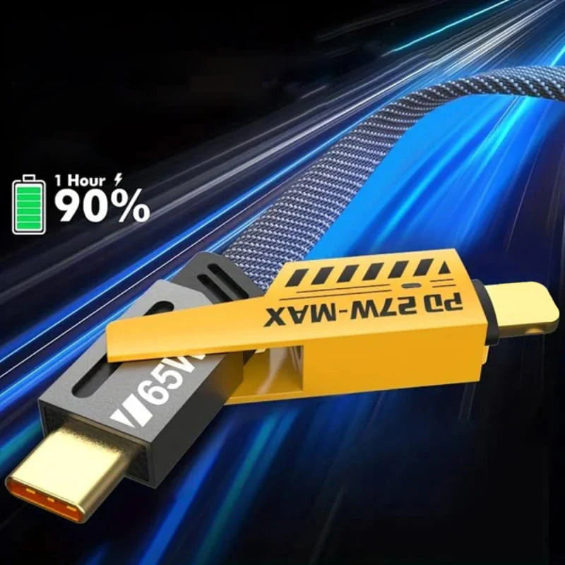 Kabel USB-C s Power Delivery 65W — dva vstupy/výstupy, pro více zařízení
