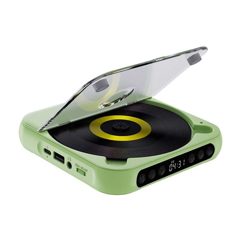 Lettore CD ricaricabile — Bluetooth 5.3, MP3/CD-R, USB-C, 3.5mm