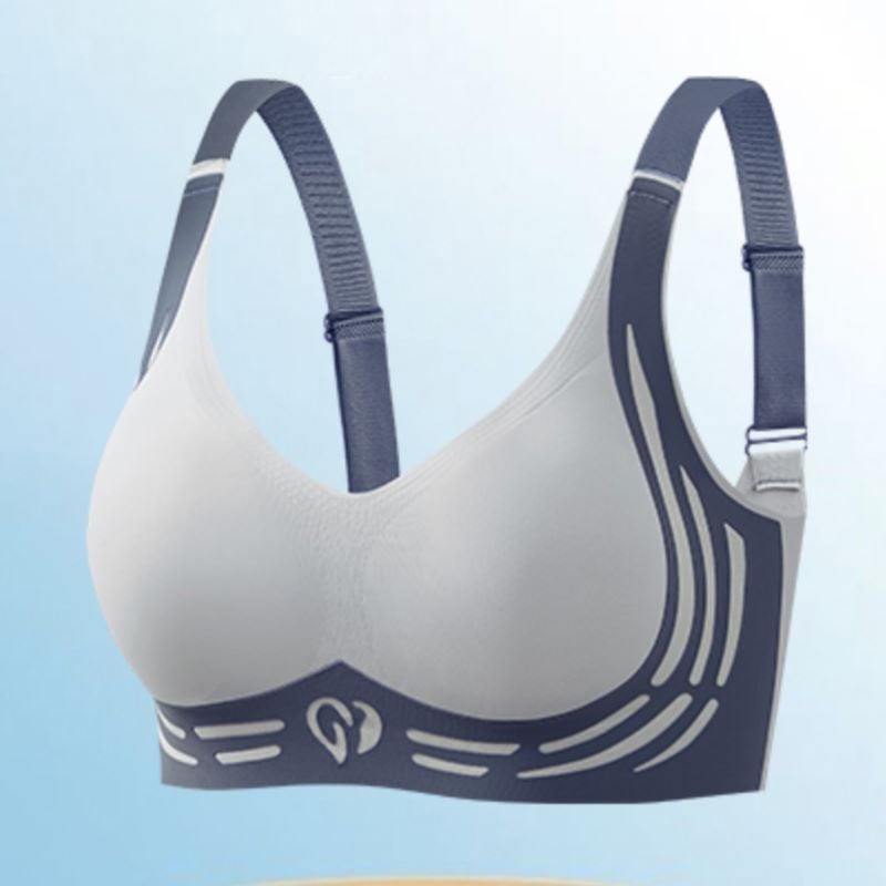 Reggiseno wireless con spalline larghe - sostegno senza ferretto e design a U sulla schiena che modella la figura, per una copertura completa | Thomler