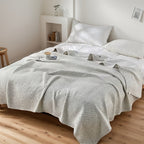 Lightweight Floral Gauze Blanket - Euroselle