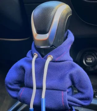 Mini-hoodiehoes voor de versnellingspook, voor handgeschakelde en automatische auto's