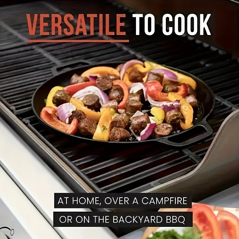 Cast Iron Griddle Skillet for Even Heat & Multi Cooking - Euroselle