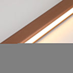 Novare | Modern Linear Metal LED Pendant Light in Black and Brown