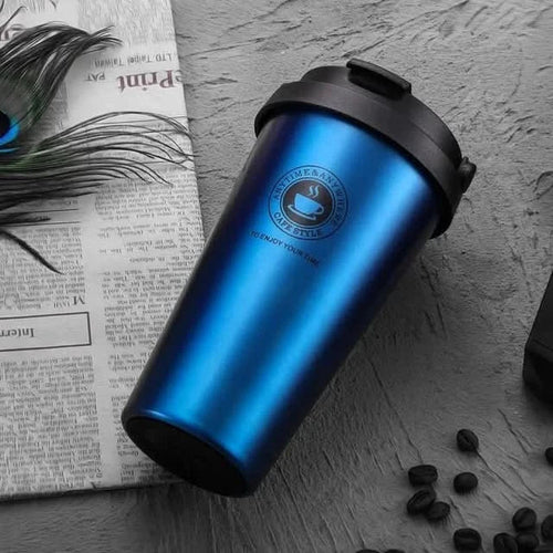 Tazza da viaggio termica premium AeroSip da 500 Ml — bicchiere termico a doppia parete