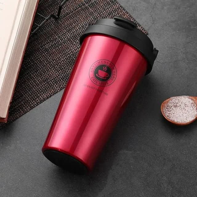 Wysokiej jakości izolowany kubek podróżny AeroSip 500 Ml — termiczny kubek z podwójnymi ściankami