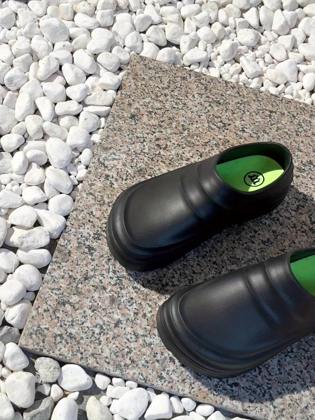 Vanntette ortopediske tresko - gel-demping, sklisikker såle