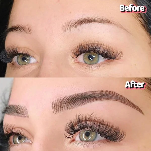 Brosse tampon pour sourcils à effet poil à poil — Sourcils naturels, effet microblading