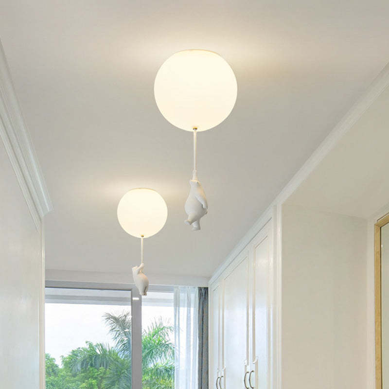 Lunora Bear and Balloon Ceiling Pendant Light for Kids