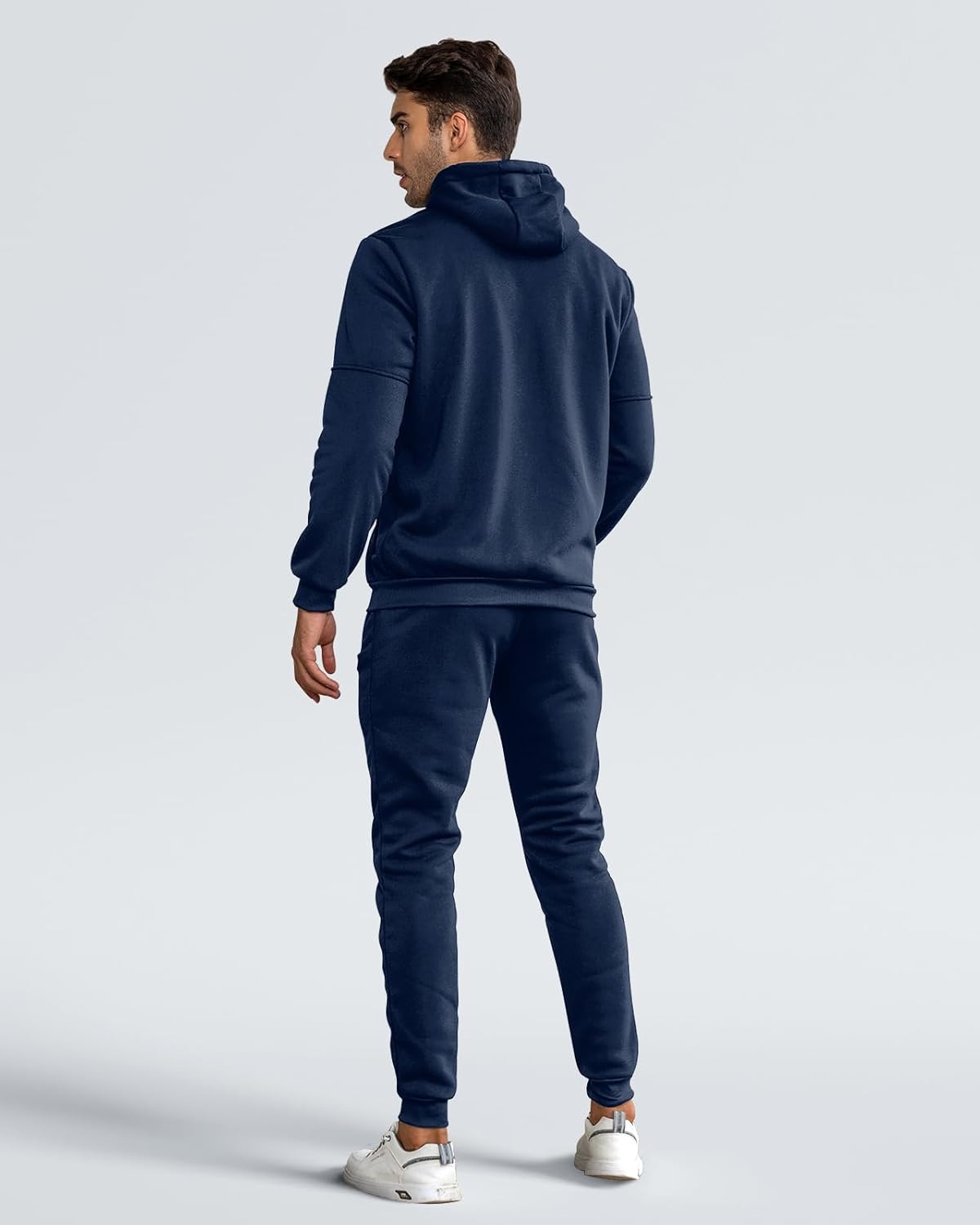 Ensemble de jogging de sport deux pièces pour homme avec pull et pantalon - survêtement léger et respirant pour l'entraînement, la salle de sport et la détente décontractée
