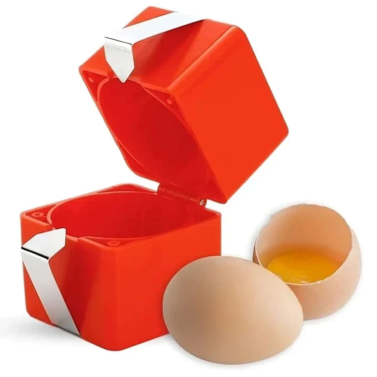 Herramienta para cascar huevos duros — Pelador con resorte