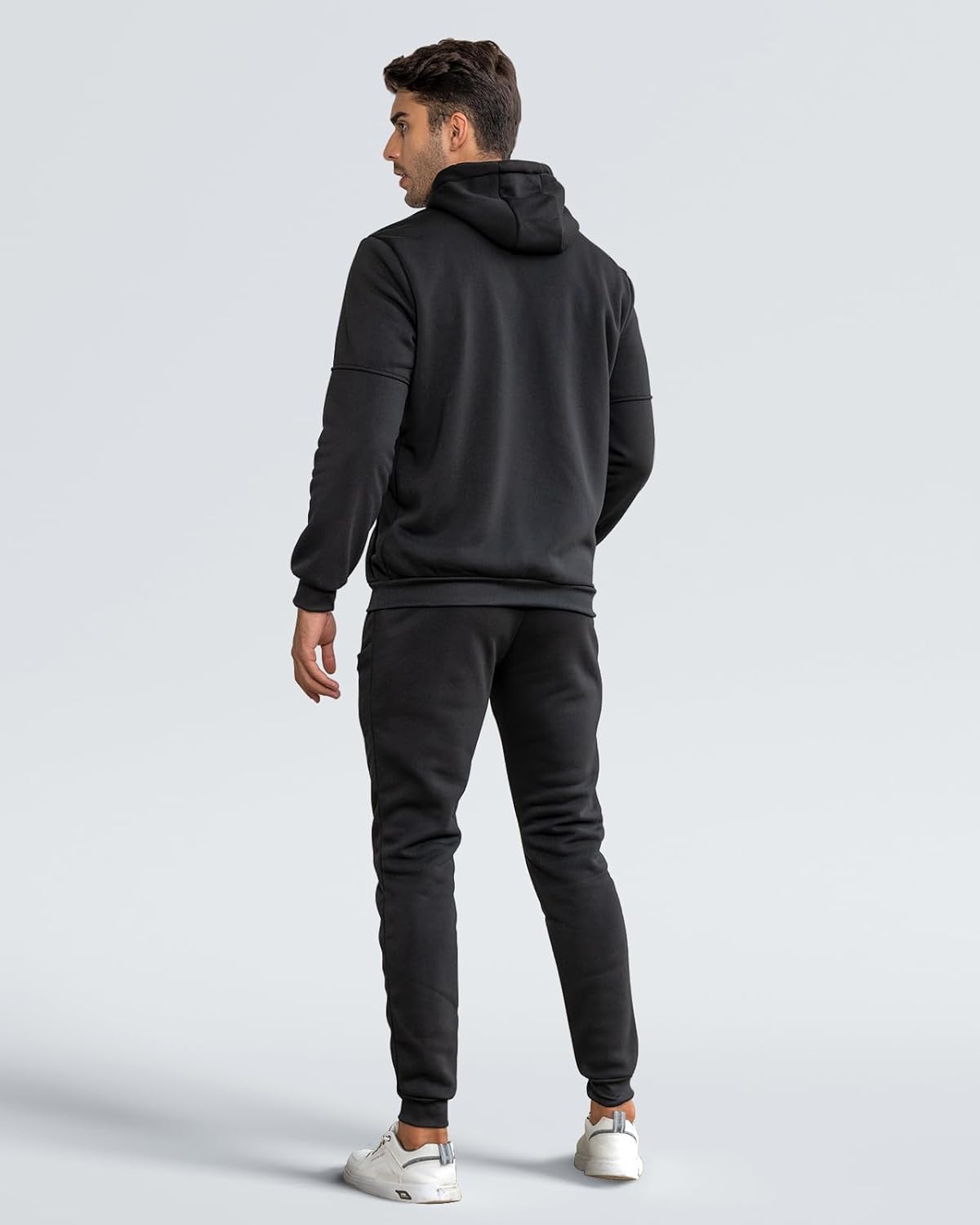 Ensemble de jogging de sport deux pièces pour homme avec pull et pantalon - survêtement léger et respirant pour l'entraînement, la salle de sport et la détente décontractée