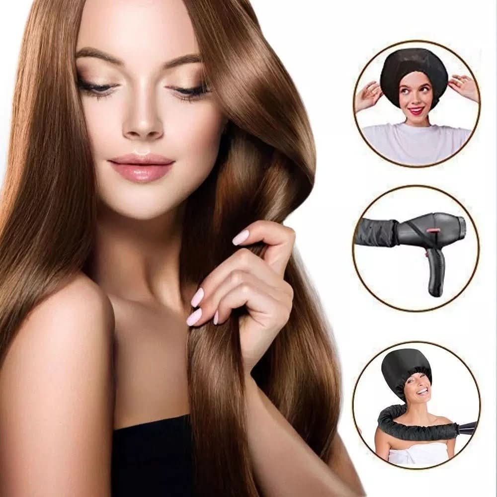SwiftDry Hairdryer Caps Set — Two Lightweight Drying Caps