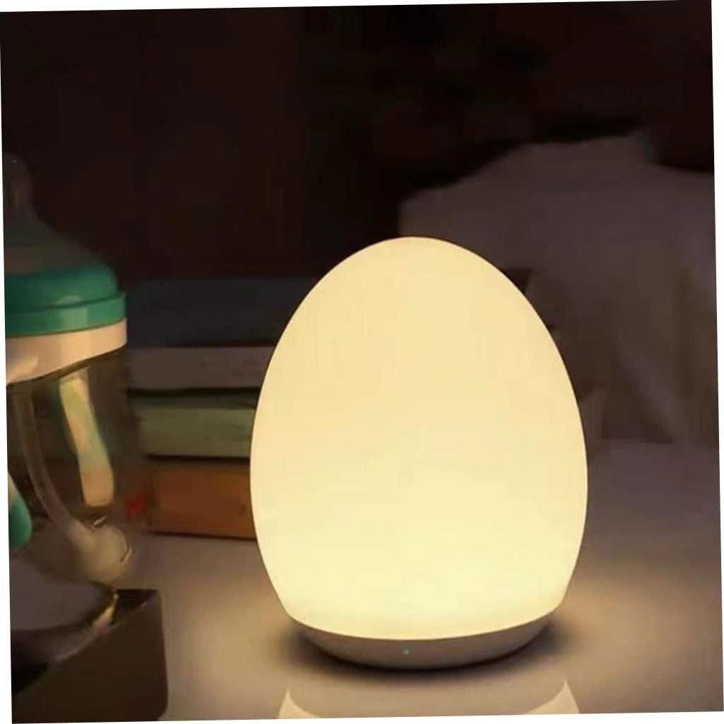 Touch Control LED Night Light with RGB Colors and Warm White, 100h Battery Life, Portable Night Lamp for Baby's Room | Euroselle
