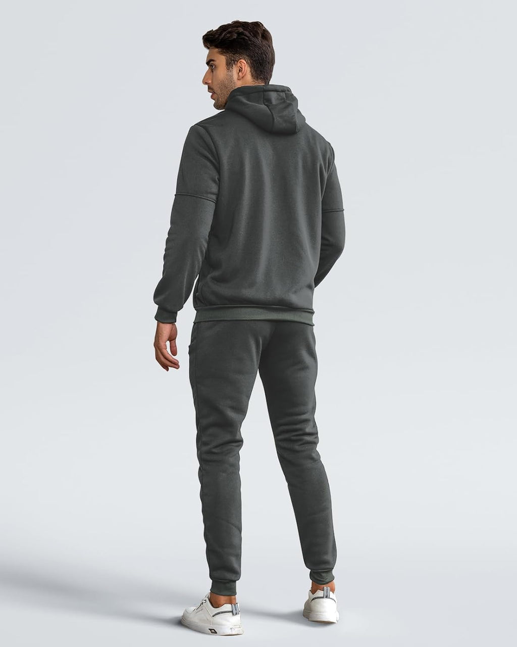 Ensemble de jogging de sport deux pièces pour homme avec pull et pantalon - survêtement léger et respirant pour l'entraînement, la salle de sport et la détente décontractée