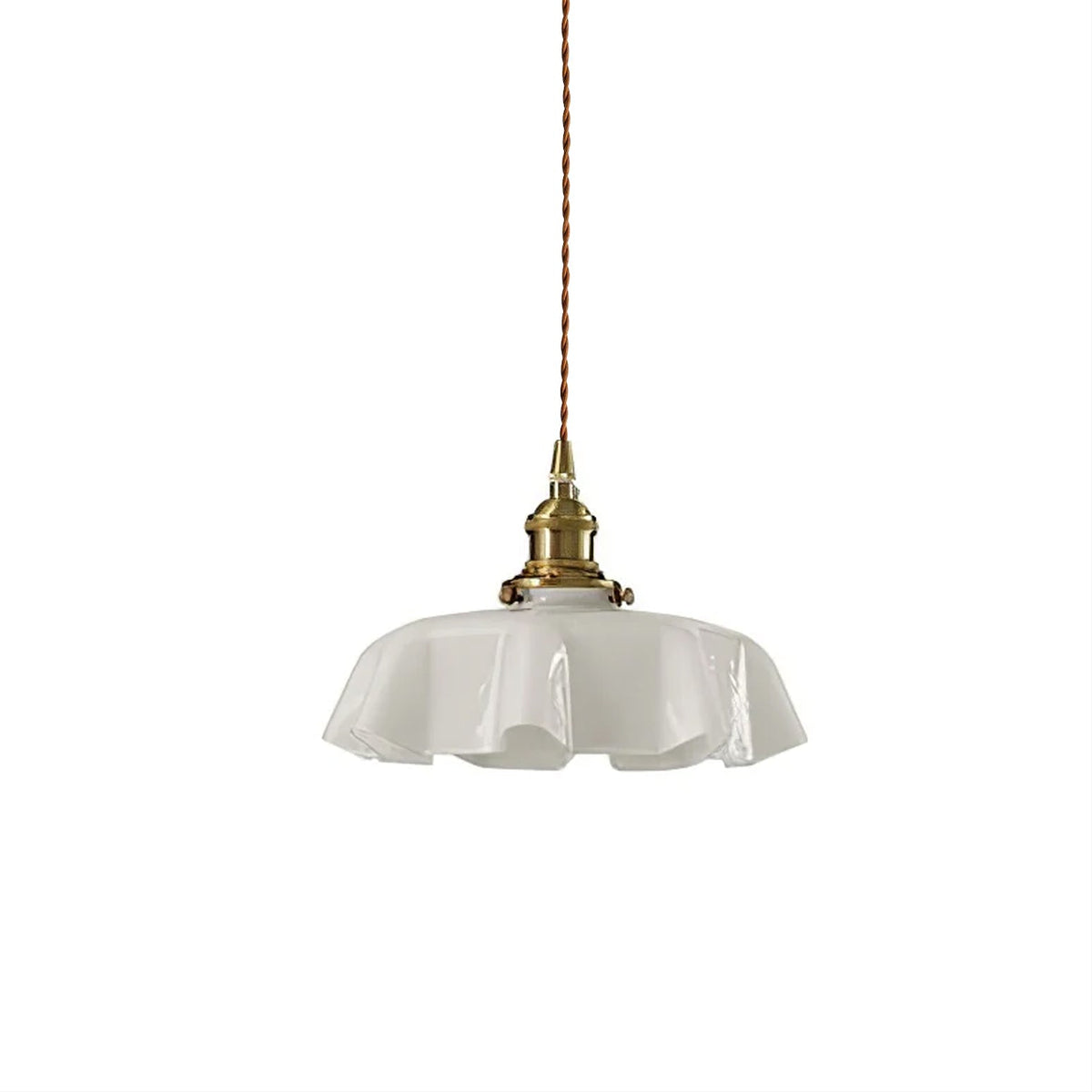 Textured Dome Pendant Light — Adjustable Height, White, Beige, Pink & Blue