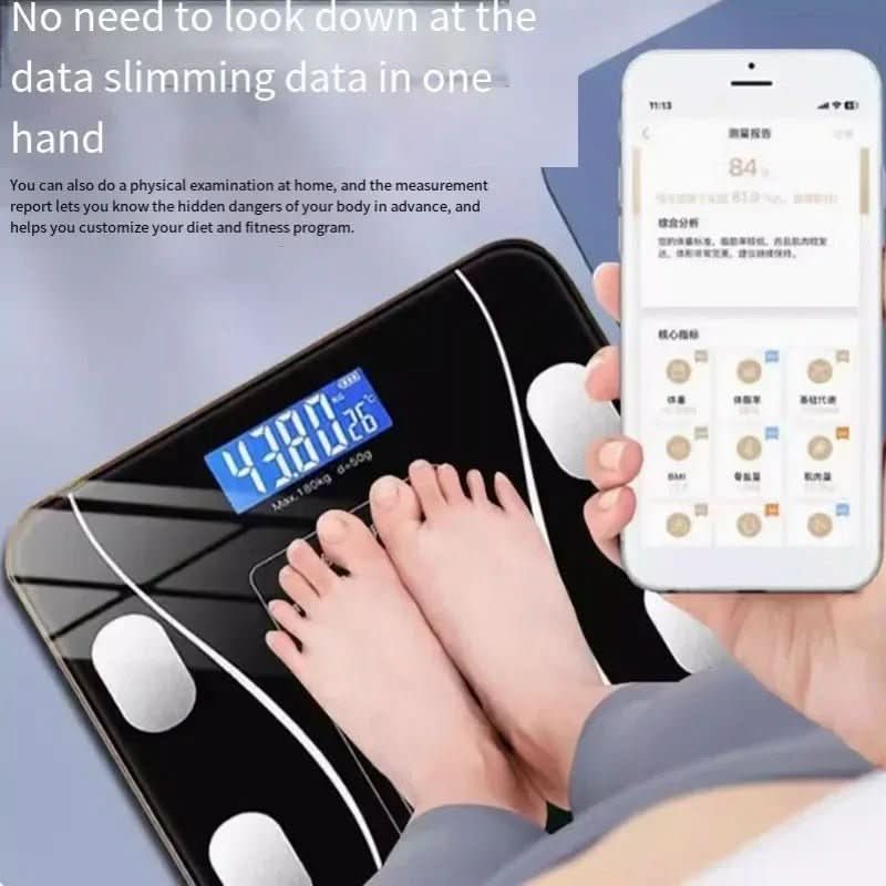 PulseScale Smart Scale — Connected Body Analysis, App Sync, Health Tracking Dashboard