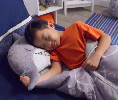 SnugglePals 2v1 plyšový spací pytel pro děti — plyšové zvířátko se promění v postel