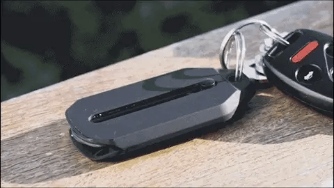 Faltbare Schlüsselanhänger-Lesebrille — kompakte Aufstecklesebrille
