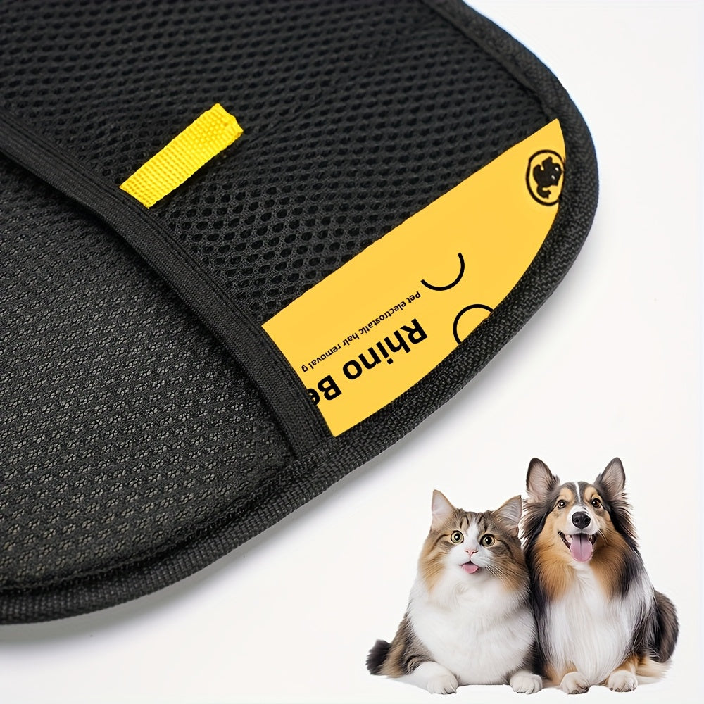 Large Pet Grooming Gloves for Hair & Lint Removal - Euroselle
