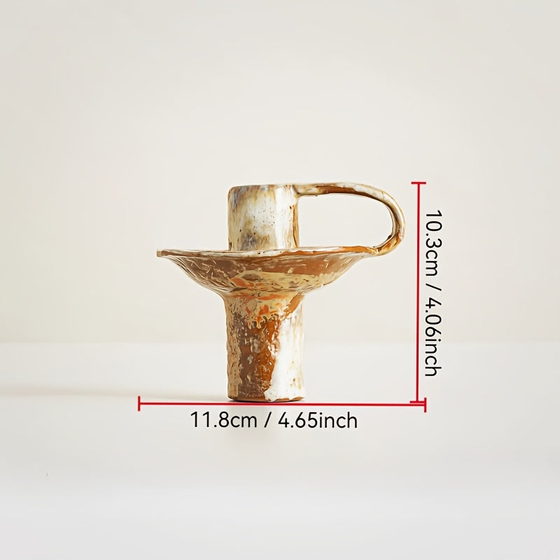 Handcrafted Ceramic Candlestick - Euroselle