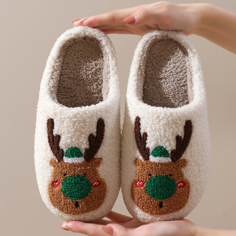 Chaussons de Noël pour femmes – Design Renne