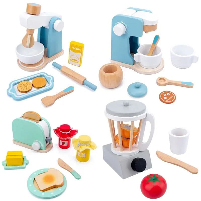 Set de cocina de madera realista ChefNest — Juego creativo sin pantallas