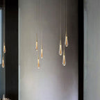 Elara Gold Teardrop Pendant Light