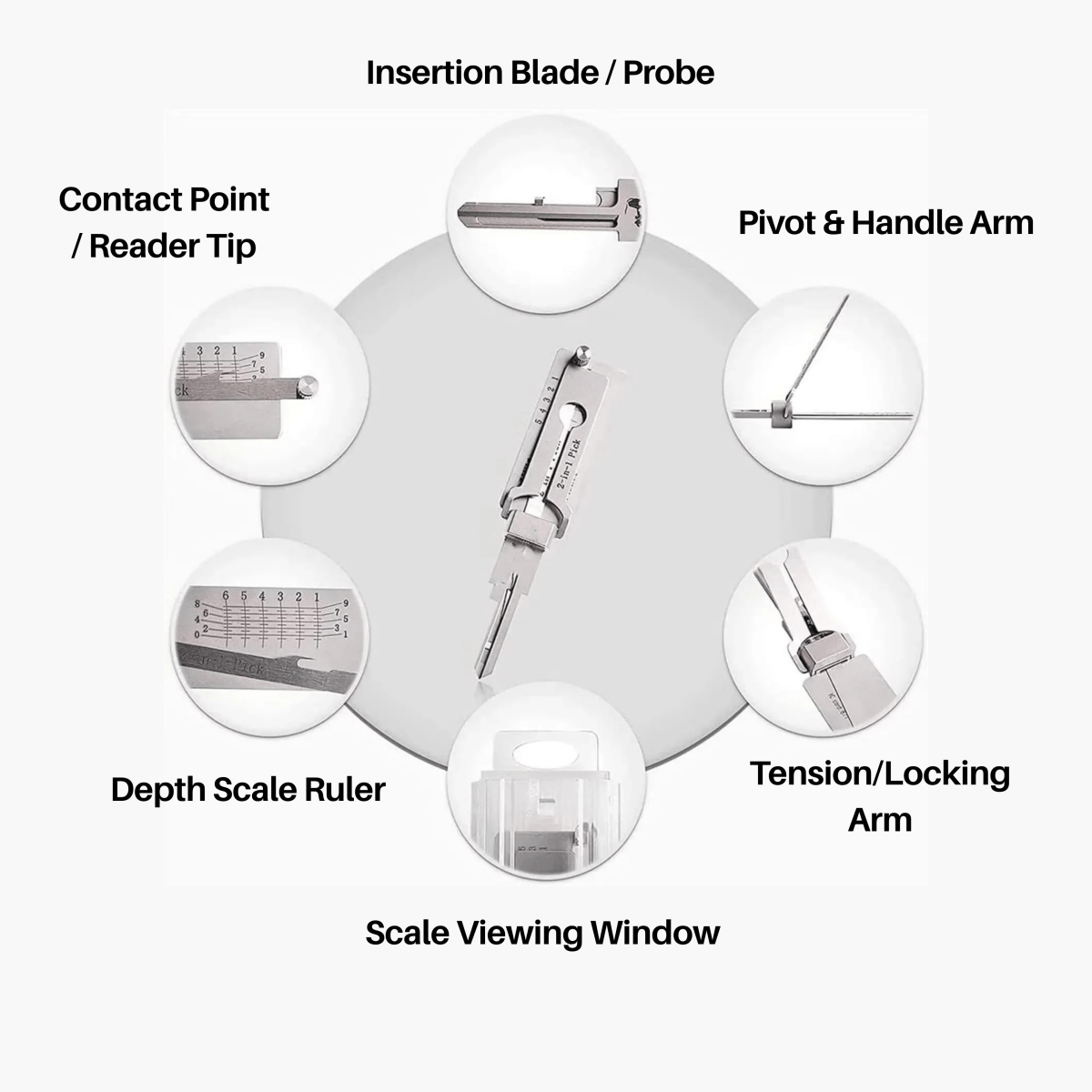 Set di utensili di precisione Apex in acciaio inossidabile — Resistente, per la riparazione di dispositivi elettronici e modellini