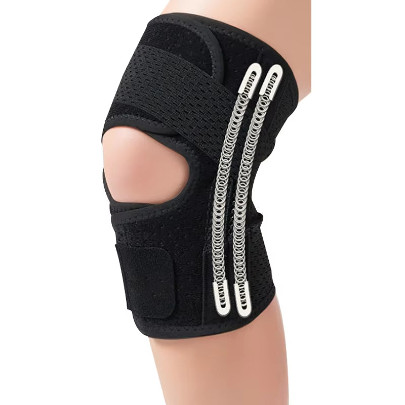Verstellbare Knie-Kompressionsbandage — Stützsystem mit Klettverschluss