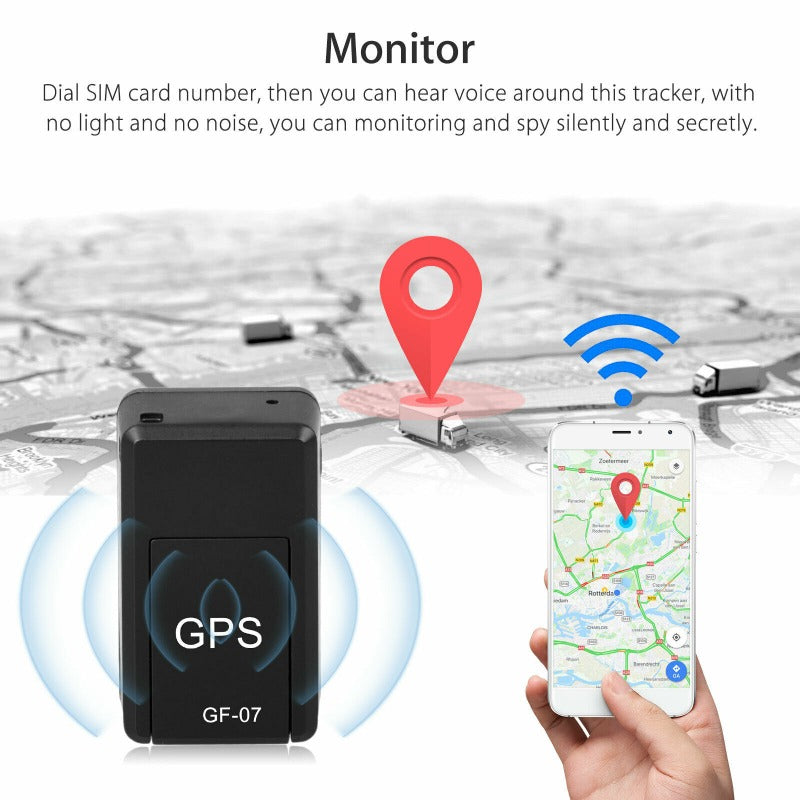 Real-Time GSM GPRS Location Tracker — Magnetic Mount, Voice Monitoring