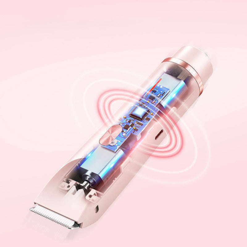 充电式双头修剪器 - IPX7级防水，USB-C快速充电