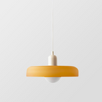 KiraGlass Geometric Bauhaus Pendant Light In Colored Glass