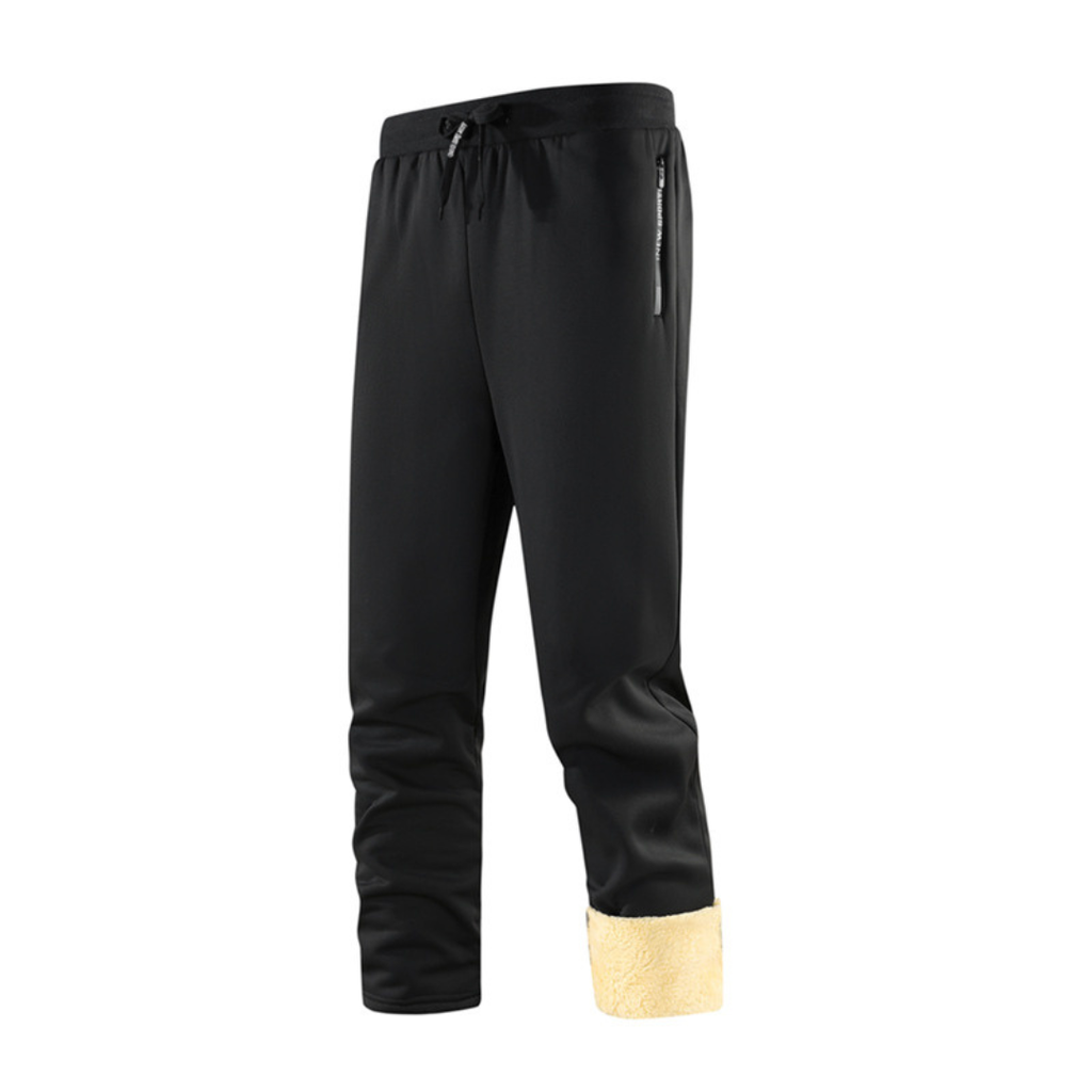 Jogging thermique doublé de polaire pour homme — poches zippées