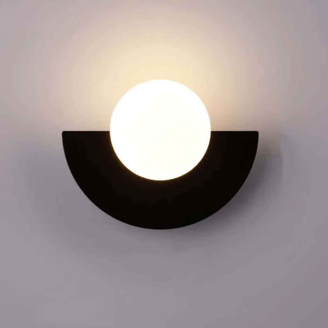 Halbmond Wandleuchte LED Metall Wandleuchte 28x20 cm 90-260V Innen | Euroselle