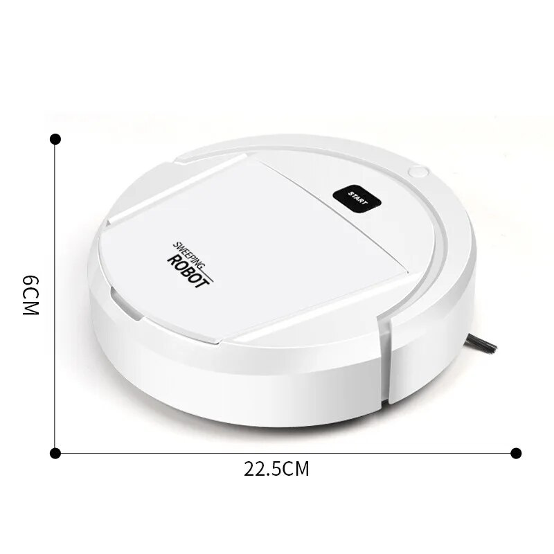Cordless Self-Navigating Robot Vacuum, Mop & Sweeper — Slim 9-Inch