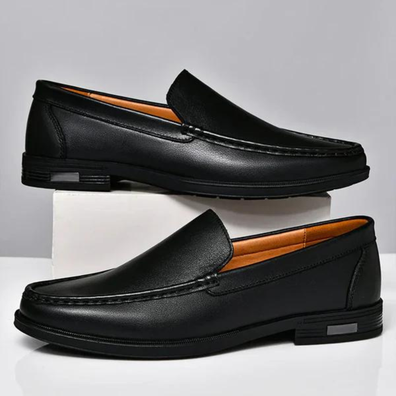 Elegante Slipper aus echtem Leder für Herren – handgefertigter italienischer Stil